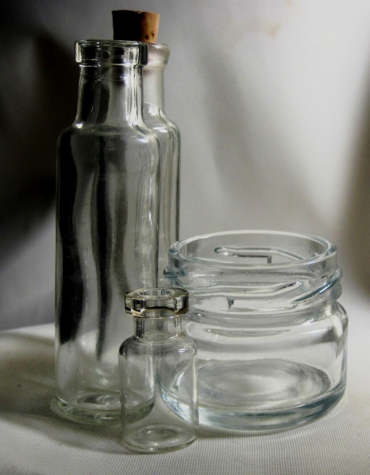 Examples of bottles and jars used by Kaufman Container